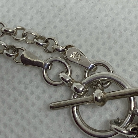 Sterling & Ruby Necklace - Picture 5 of 7